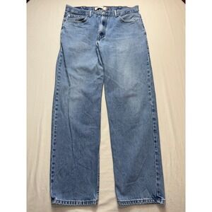 Levis 550 Relaxed Fit Mens Jeans 38x34 Medium Wash Blue Denim 100% Cotton